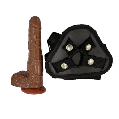 Chocolate Dildo With Strap Belt