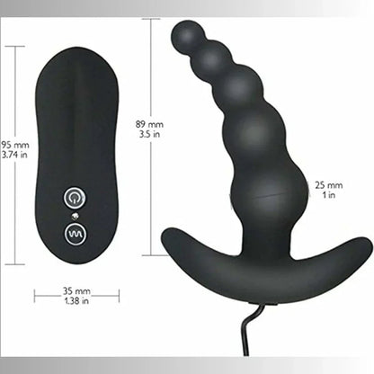 Remote control Anal Bead Vibrator